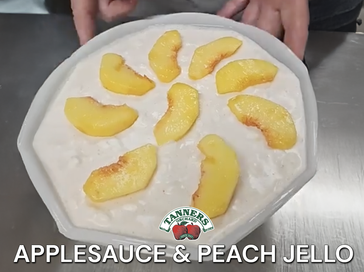 Applesauce and Peach Jello